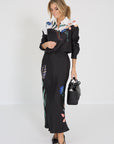 Dorothee schumacher blouse zwart bloemen