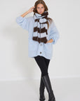 Les tricots d'o pull Charlie blauw