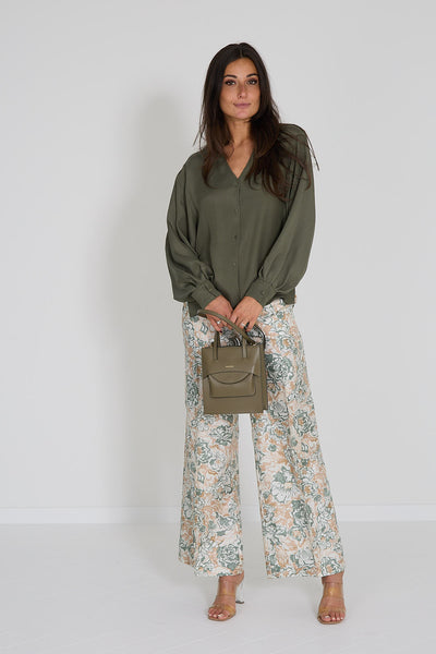 Momoni blouse khaki