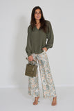 Momoni broek bloemen