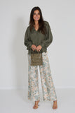 Momoni broek bloemen