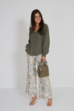 Momoni broek bloemen