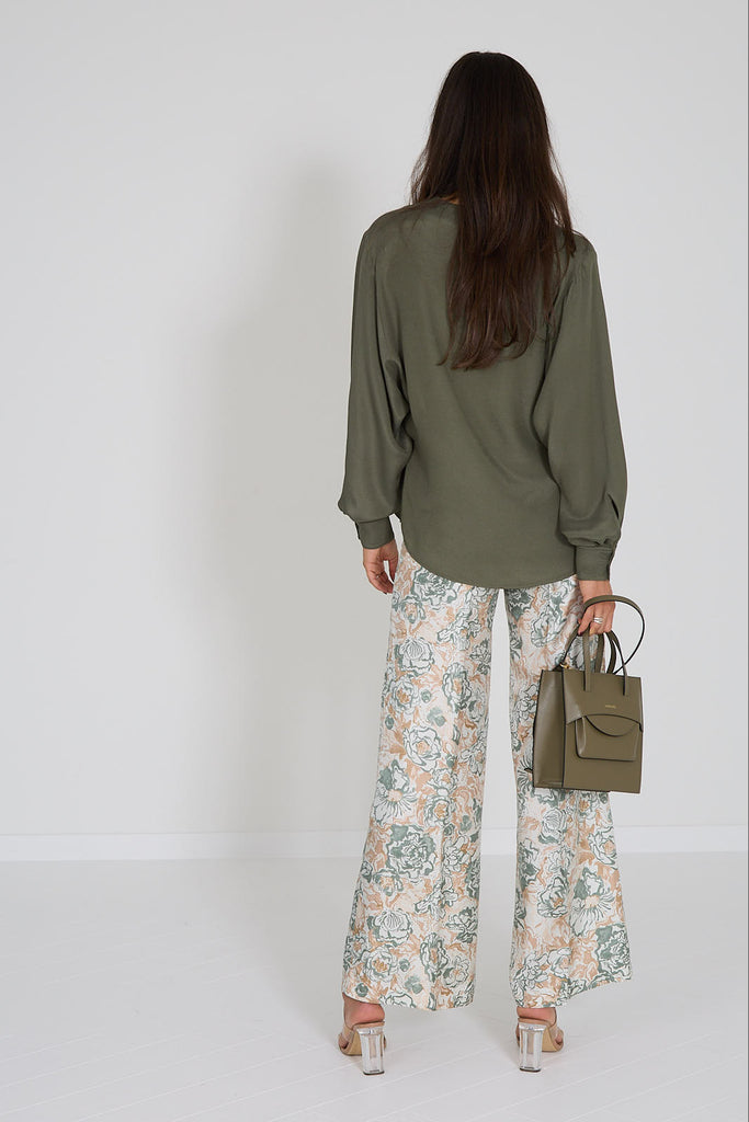 Momoni broek bloemen