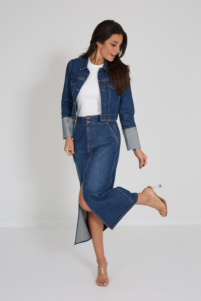 Veronica beard jeansrok Patricia