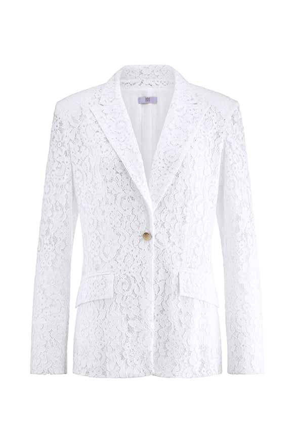 Riani blazer kant wit