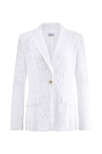 Riani blazer kant wit