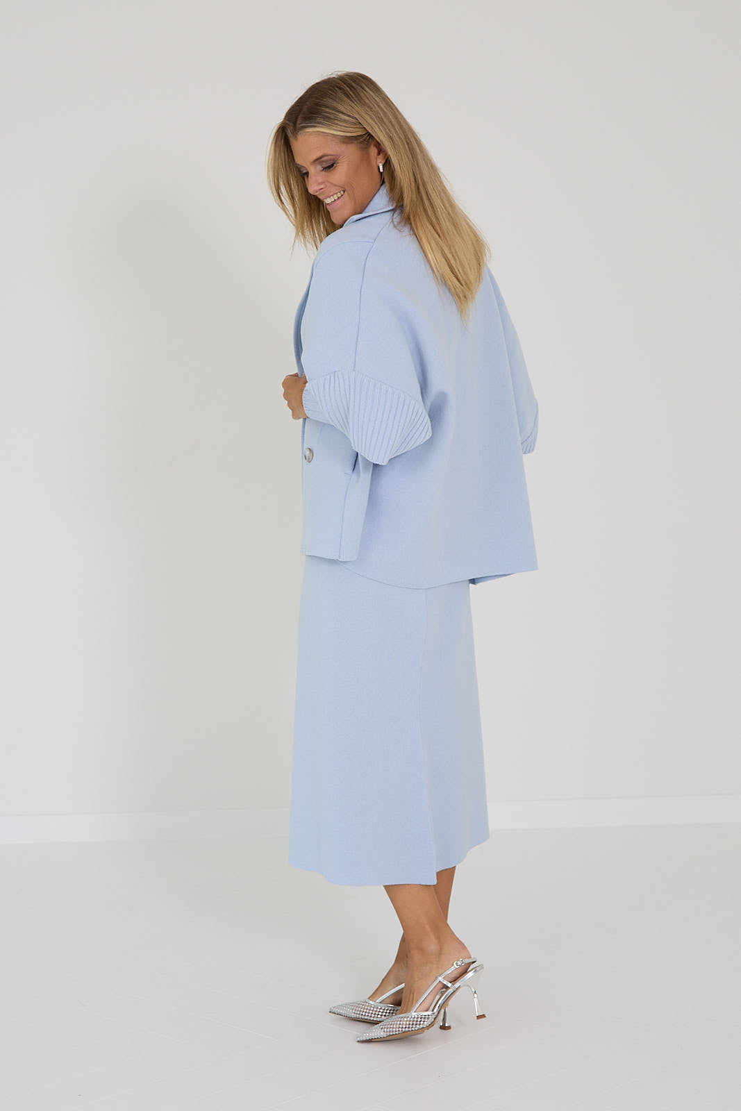 Anneclaire rok blauw