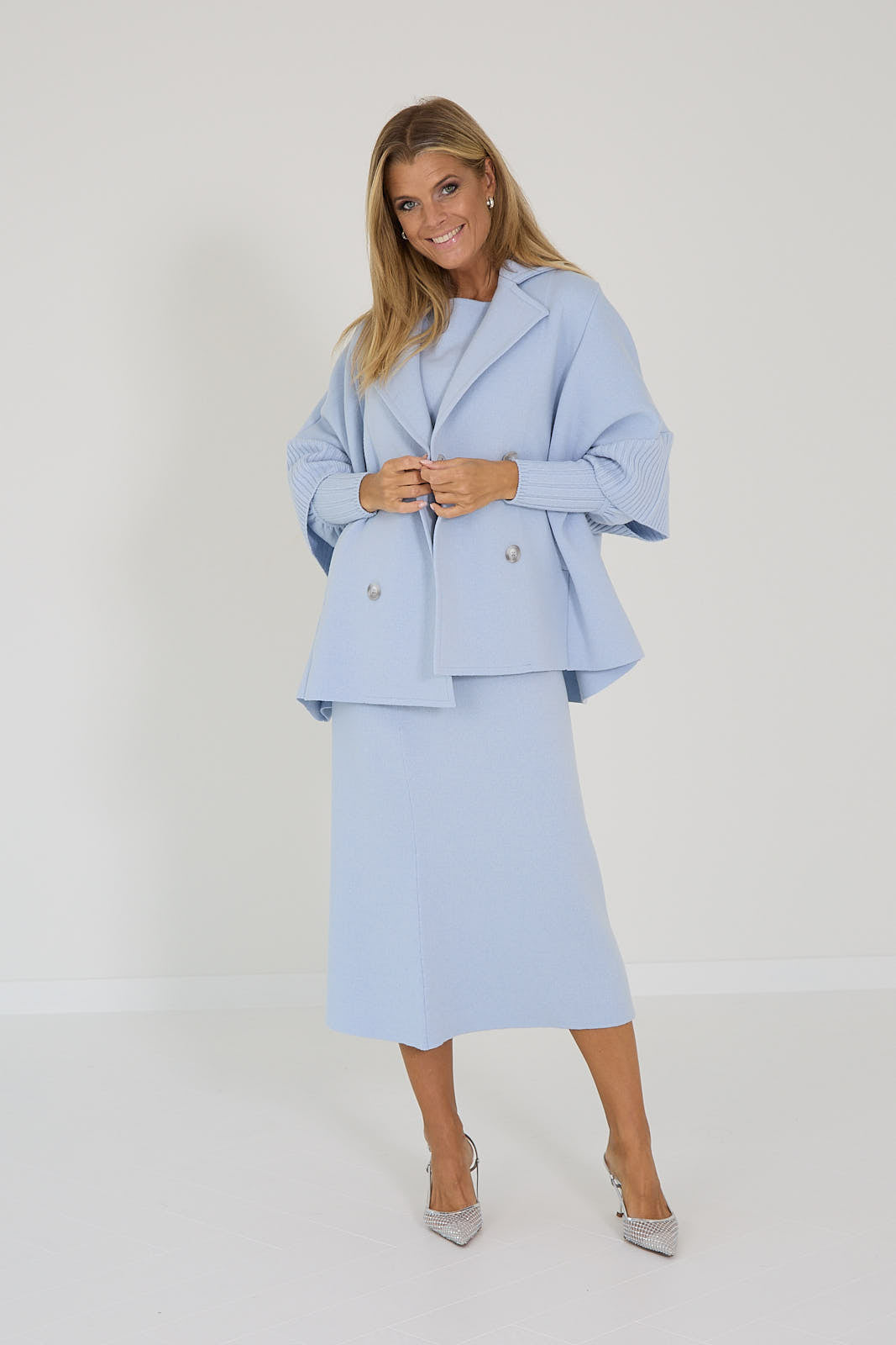 Anneclaire rok blauw