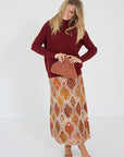 Vince pull bordeaux