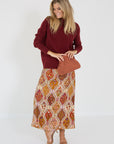 Vince pull bordeaux