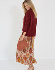 Vince pull bordeaux