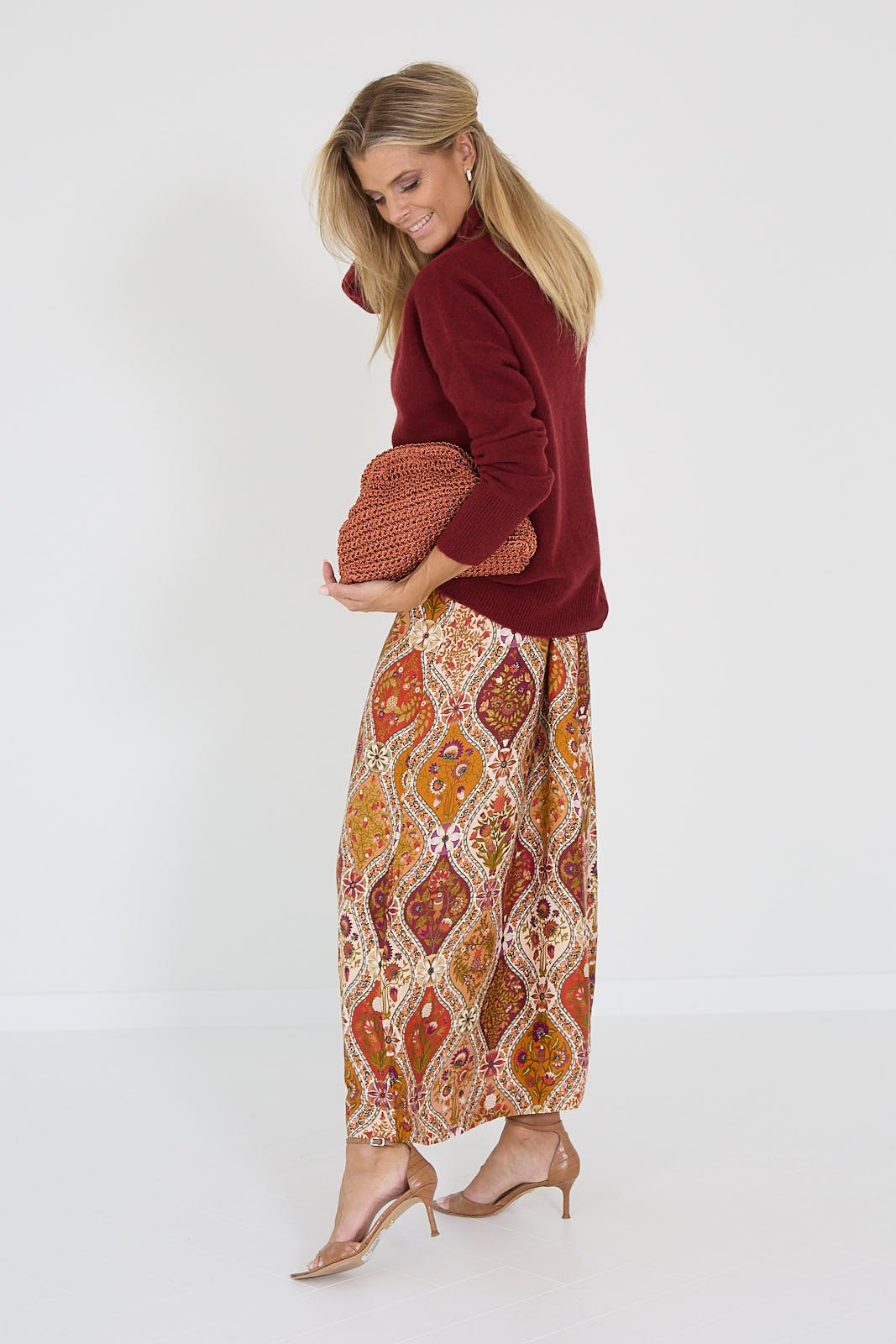 Vince pull bordeaux