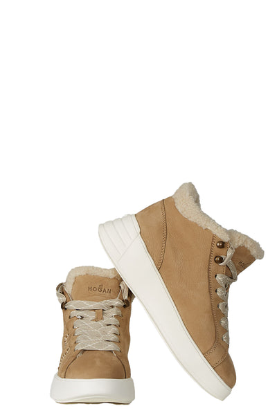 Hogan sneaker beige hoog