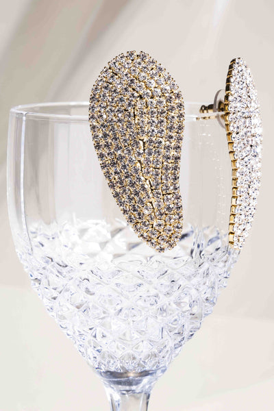 Souvenirs de Pomme oorbellen nova strass