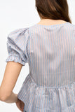 Ganni Candy striped blouse