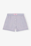 Ganni striped shorts