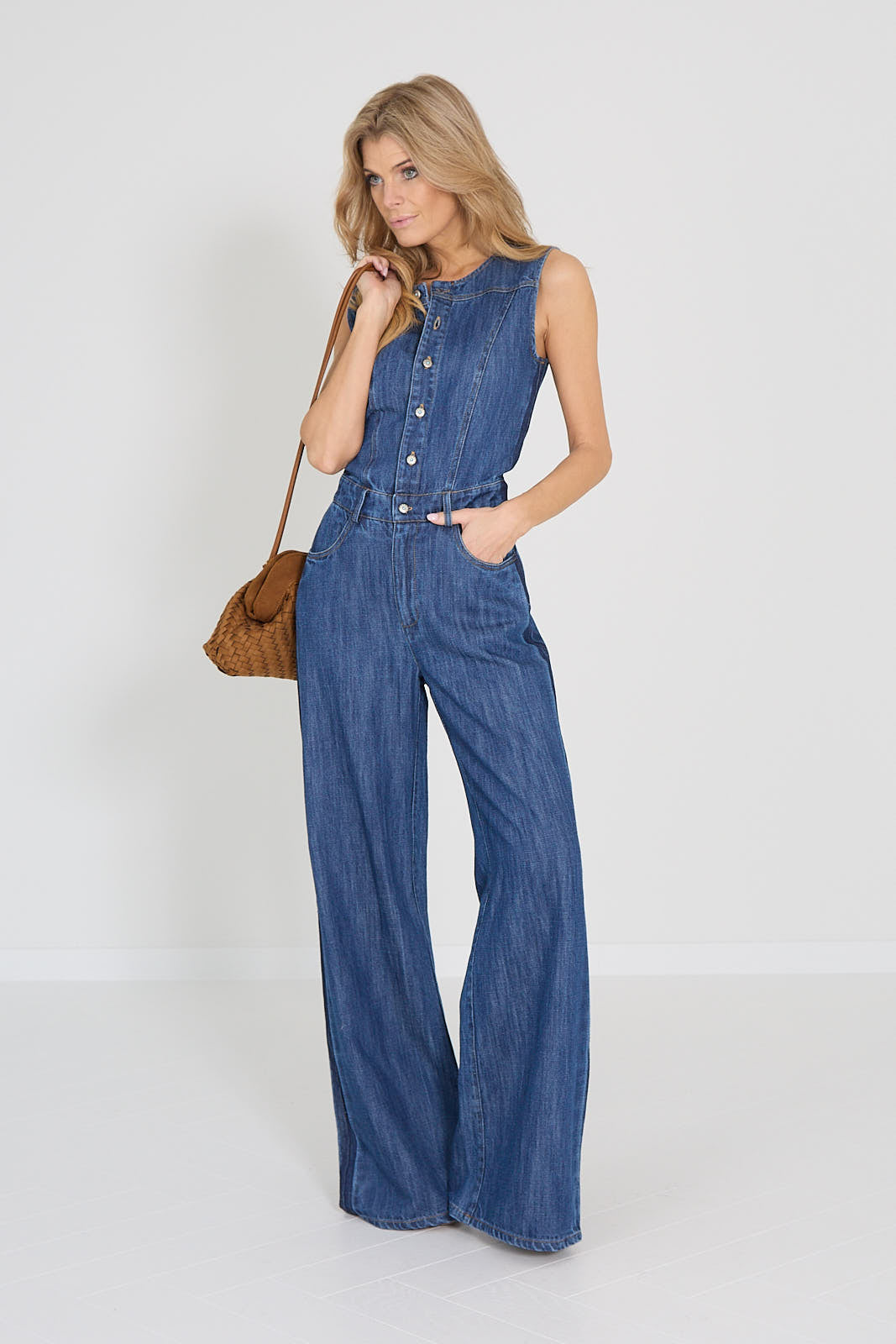 Shaft jumpsuit Tuta