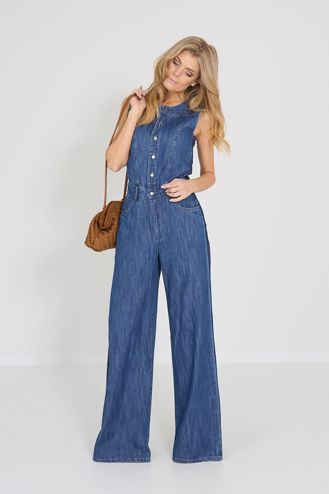 Shaft jumpsuit Tuta