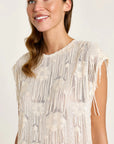 Studio Clique fringe top Ada