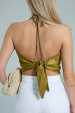 Mantero top Erita Khaki