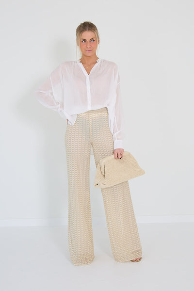 Missoni broek beige