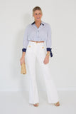 Elisabetta Franchi blouse streepjes
