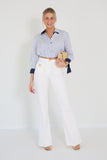 Elisabetta Franchi blouse streepjes