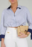 Elisabetta Franchi blouse streepjes