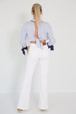 Elisabetta Franchi blouse streepjes