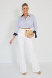 Elisabetta Franchi blouse streepjes