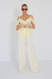 Dorothee schumacher broek pastelgeel