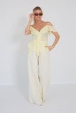 Dorothee schumacher broek pastelgeel