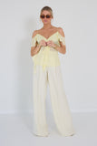Dorothee schumacher broek pastelgeel
