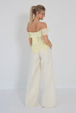 Dorothee schumacher broek pastelgeel
