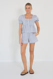 Ganni Candy striped blouse