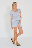 Ganni Candy striped blouse