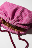 Maria la rosa clutch groot fuchsia