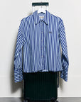 Coco y Maria blouse La Camisa blue stripe