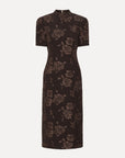 Rotate jurk jacquard midi