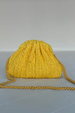 Maria la rosa Clutch crochet geel