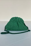 Maria la rosa Clutch crochet groen