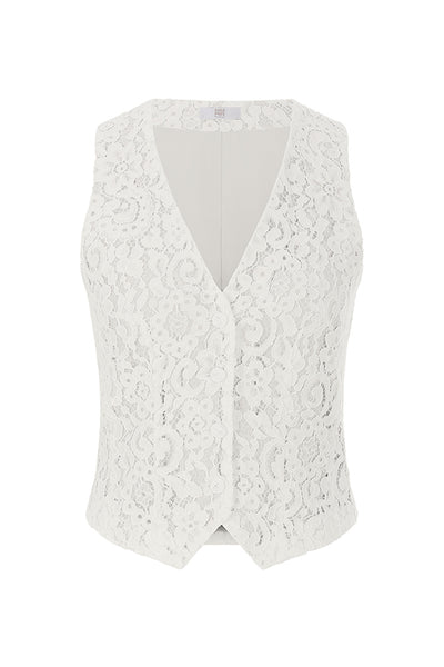 Riani gilet kant wit