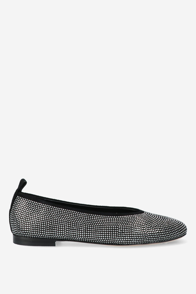 ODARE Agate nero strass ballerina