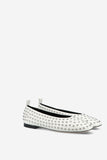 ODARE Alba nappa off white ballerina