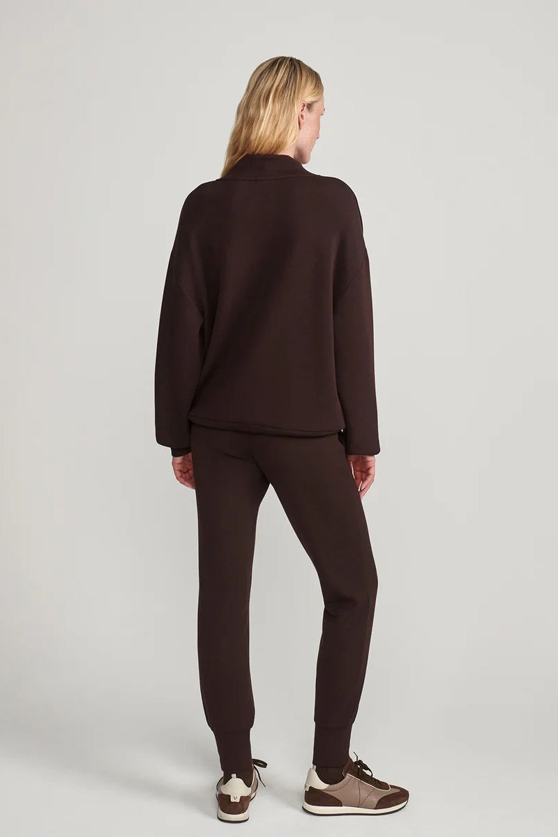 THE SLIM CUFF PANT COFFEE