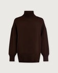 BARKER HIGH NECK SWEAT COFFEE