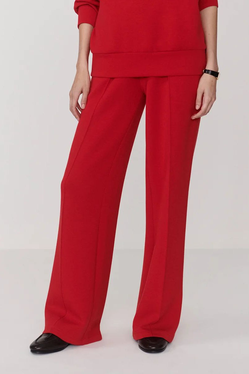 THE WIDE LEG PANTS RED