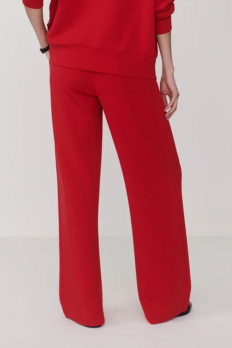 THE WIDE LEG PANTS RED