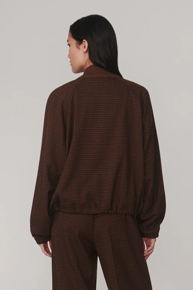 KEAGAN SHORT BLOUSON DARK COCAO