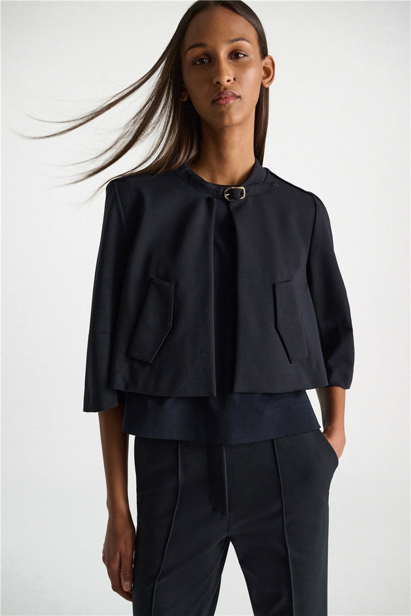 26W-Dorothee Schumacher-BLAZER-MARINE DO